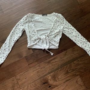 brandy melville tie top